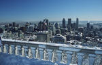 Foto, Bild: Blick vom Mont Royal ber die City von Montreal im Winter