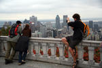 Foto, Bild: Blick vom Mont Royal ber die City von Montreal