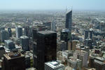 Foto, Bild: Blick ber die City von Melbourne