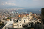 Foto, Bild: Blick vom Castel Sant´Elmo ber die Bucht von Neapel
