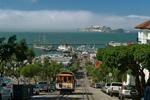Foto, Bild: Cable Car, Fishermans Wharf und Alcatraz