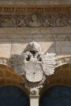 Foto, Bild: La Catedral Santa Maria La Menor, Baubeginn 1523, älteste Kathedrale Amerikas, Wappen