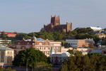 Foto, Bild: City von Newcastle mit Christ Church Cathedral