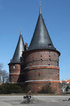 Foto, Bild: Holstentor in Lübeck