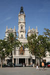 Foto, Bild: Rathaus (ayuntamiento) aus dem 18. Jh. am Placa Ajuntament