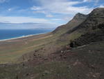 Foto, Bild: Blick vom Pass Degollada de Cofete auf Fuerteventura